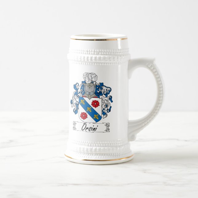 Jarra De Cerveza Escudo de la familia de Orsini (Derecha)