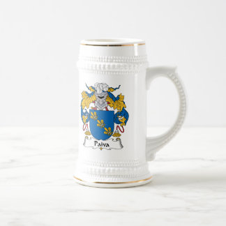 Jarra De Cerveza Escudo de la familia de Paiva