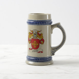 Jarra De Cerveza Escudo de la familia de Pérez