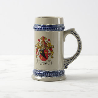 Jarra De Cerveza Escudo de la familia de Pregler