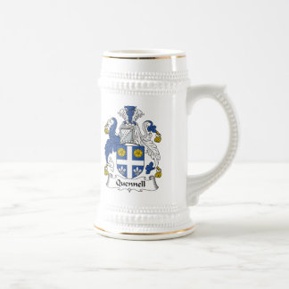 Jarra De Cerveza Escudo de la familia de Quennell
