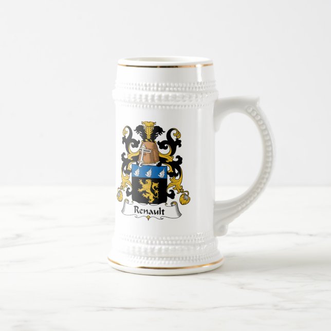 Jarra De Cerveza Escudo de la familia de Renault (Derecha)