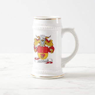 Jarra De Cerveza Escudo de la familia de Rosello