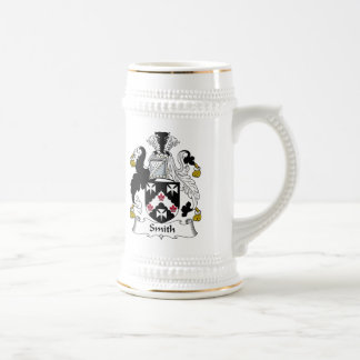 Jarra De Cerveza Escudo de la familia de Smith