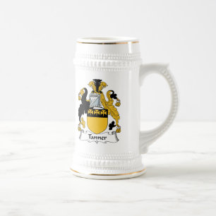 Jarra De Cerveza Escudo de la familia de Tanner