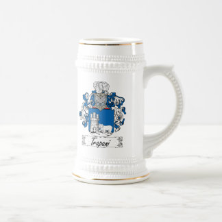 Jarra De Cerveza Escudo de la familia de Trapan