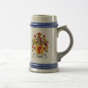 Jarra De Cerveza Escudo de la familia de Vogel