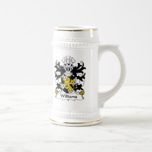 Jarra De Cerveza Escudo de la familia de Williams