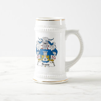 Jarra De Cerveza Escudo de la familia del bravo