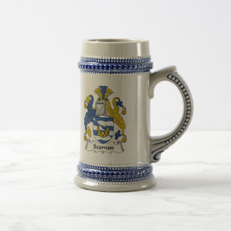 Jarra De Cerveza Escudo de la familia del marinero