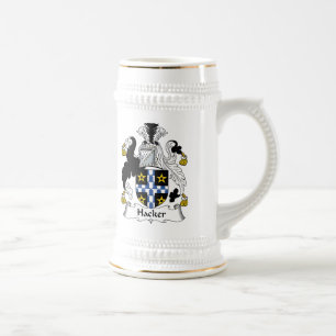 Jarra De Cerveza Escudo de la familia del pirata informático