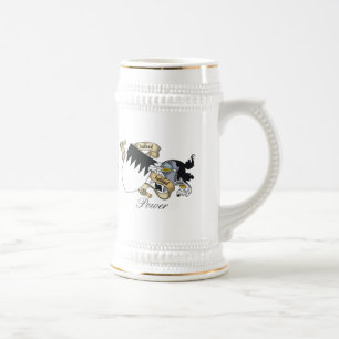 Jarra De Cerveza Escudo de la familia del poder
