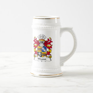 Jarra De Cerveza Escudo de la familia del tejedor