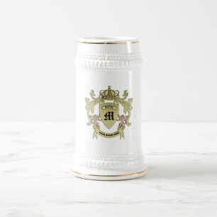 Jarra De Cerveza Escudo De Oro De Armas