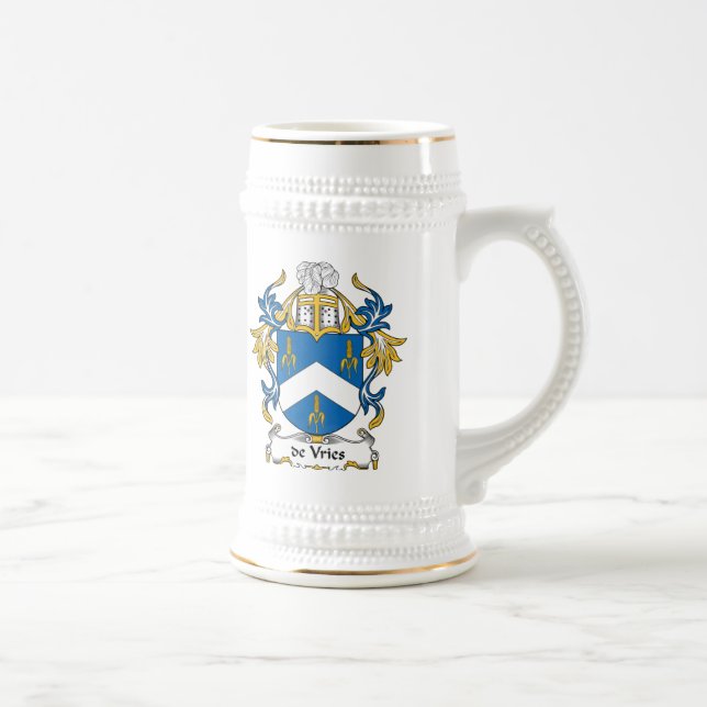 Jarra De Cerveza escudo de Vries Family (Derecha)