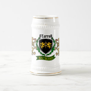 Jarra De Cerveza Escudo irlandés O'Carroll