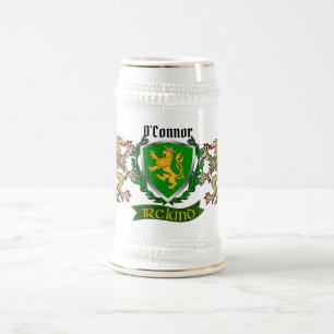 Jarra De Cerveza Escudo irlandés O'Connor/Connor (Kerry)