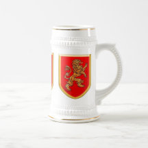 Escudo medieval de tres leones