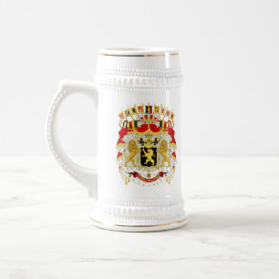 Jarra De Cerveza Escudo real de Bélgica