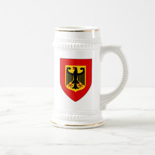 Jarra De Cerveza Escudo Stein de Eagle del alemán