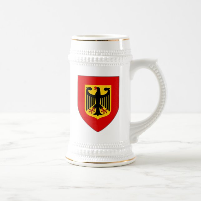 Jarra De Cerveza Escudo Stein de Eagle del alemán (Derecha)
