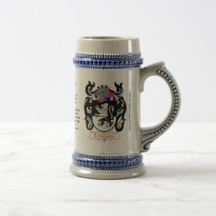 Jarra De Cerveza Escudo Stein de la familia de Edwards