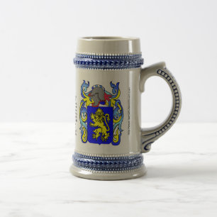 Jarra De Cerveza Escudo Stein de la familia de Evans