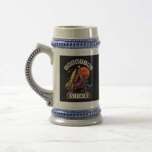 Jarra De Cerveza Espacio de estrella fugaz
