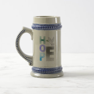 Jarra De Cerveza Esperanza- Mug Inspirador de fe cristiana
