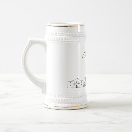 Jarra De Cerveza Esquina personalizada de San Antonio Texas