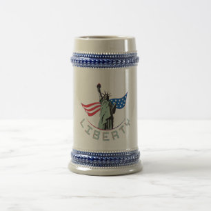 Jarra De Cerveza Estatua de la Libertad