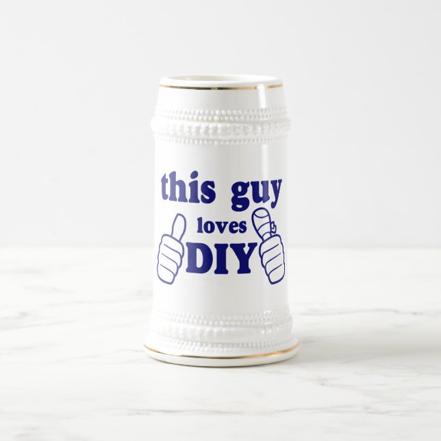 Jarra De Cerveza Este individuo ama DIY (Centro)