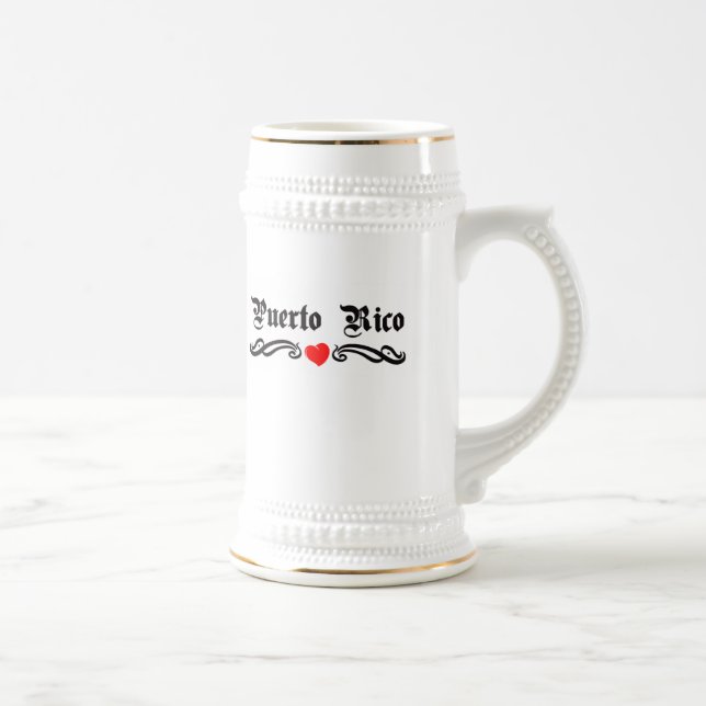 Jarra De Cerveza Estilo de tatuaje ruso (Derecha)