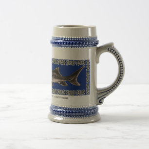 Jarra De Cerveza Esturión Stein - esturión blanco