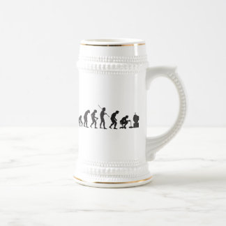 Jarra De Cerveza Evolución del videojugador del juego de los