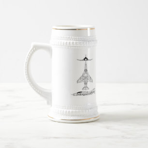 Jarra De Cerveza F-4 fantasma Stein