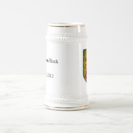 Jarra De Cerveza Falso escudo metalizado del león rojo medieval