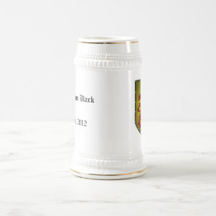 Jarra De Cerveza Falso escudo metalizado del león rojo medieval