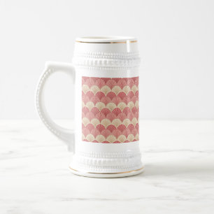 Jarra De Cerveza Fans Pink Mid-Century