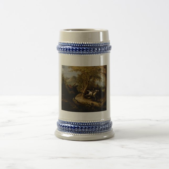 Jarra De Cerveza Fantasma de Halloween, un jinete sin cabeza (Centro)