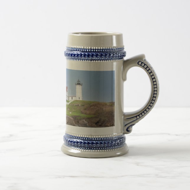 Jarra De Cerveza Faro de Nubble Mug (Derecha)