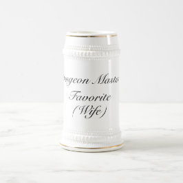 Jarra De Cerveza Favorito de maestría de mazmorras (esposa)