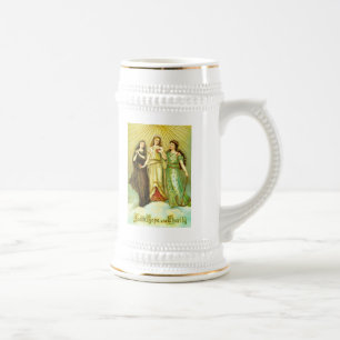Jarra De Cerveza Fe, esperanza y caridad