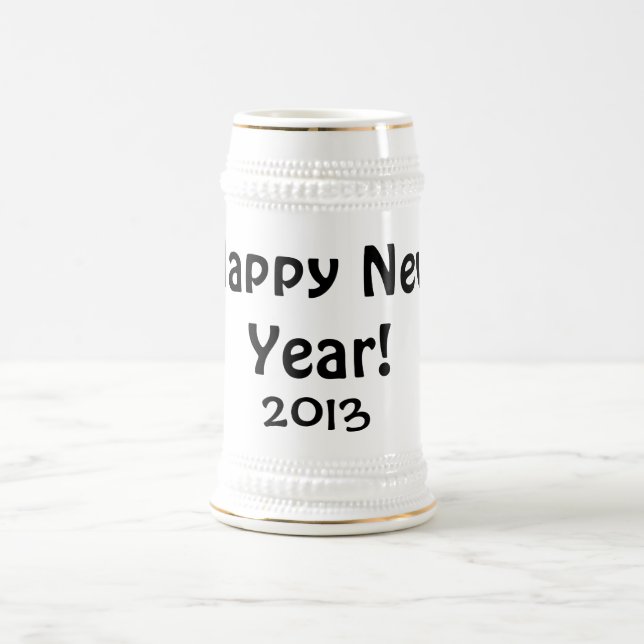 Jarra De Cerveza ¡Feliz Año Nuevo!, 2013 (Centro)