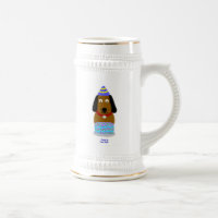Feliz cumpleaños Pup Stein Mug