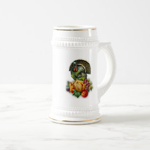 Jarra De Cerveza Feliz Día de Acción de Gracias. Mugs de regalo d