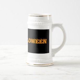JARRA DE CERVEZA FELIZ HALLOWEEN
