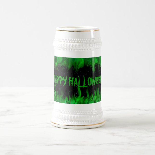 JARRA DE CERVEZA ¡FELIZ HALLOWEEN! (Centro)