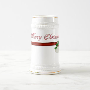 Jarra De Cerveza Feliz Navidad