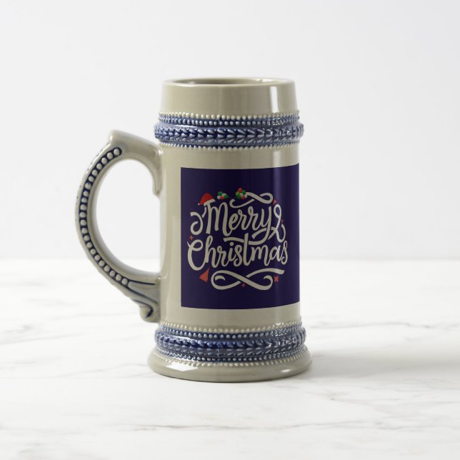 Jarra De Cerveza Feliz Navidad-61039 (Izquierda)